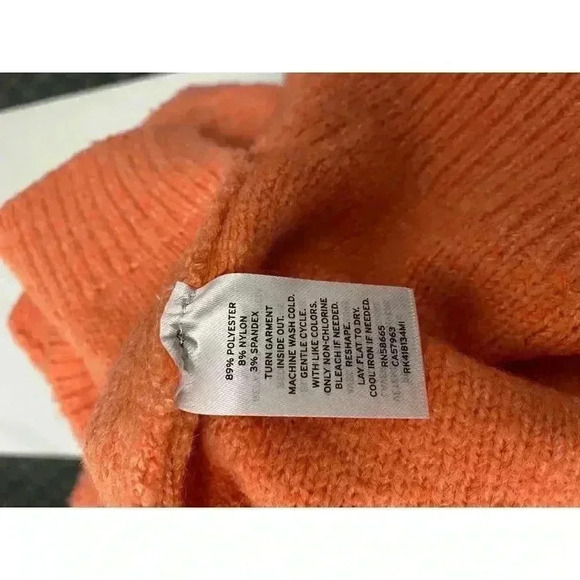 NWOT- Abound Orange pullover sweater- XXS - Picture 4 of 4